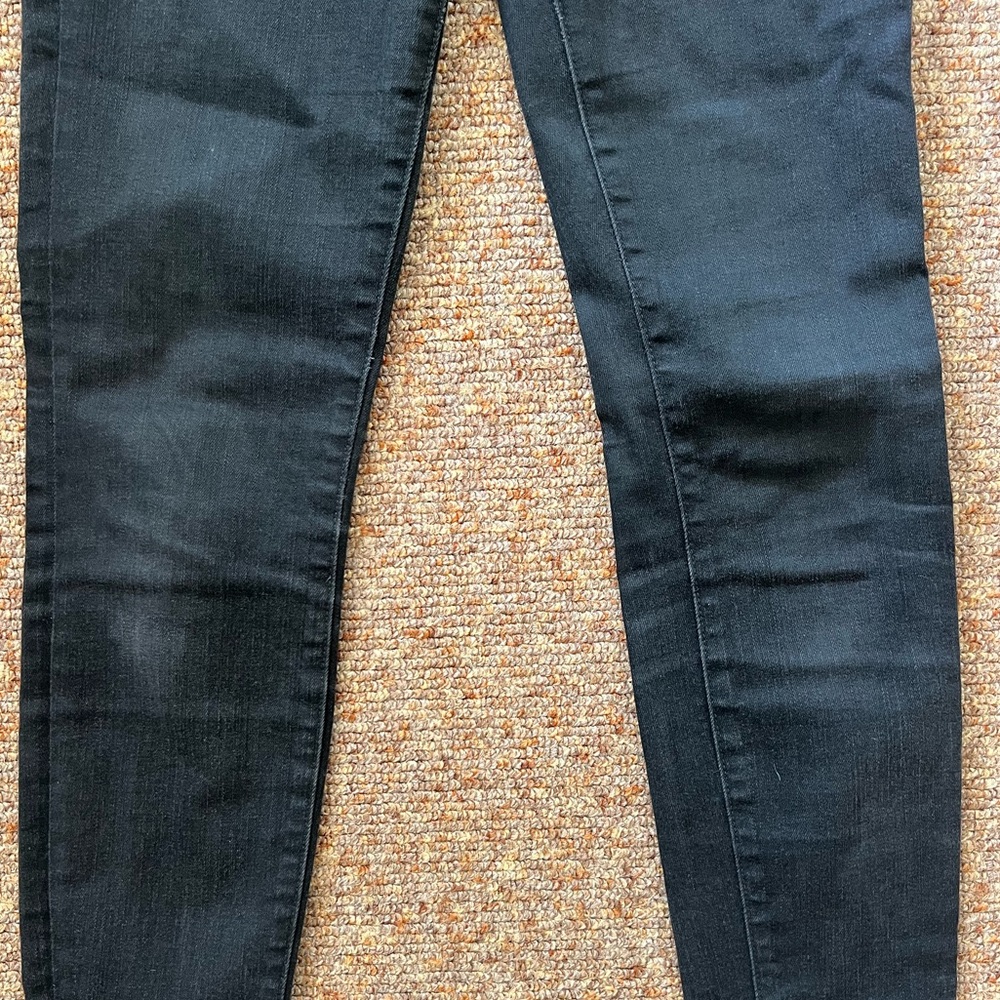 J Brand Maria High-Rise Stretch Skinny Jeans in Vanity Black EUC - Picture 5 of 12